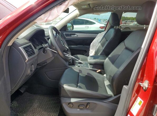 1V2DR2CA9KC606033 2019 VOLKSWAGEN ATLAS Red Вид салону спереду