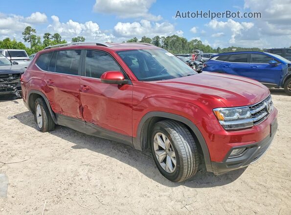 1V2DR2CA9KC606033 2019 VOLKSWAGEN ATLAS Red Передня права чверть