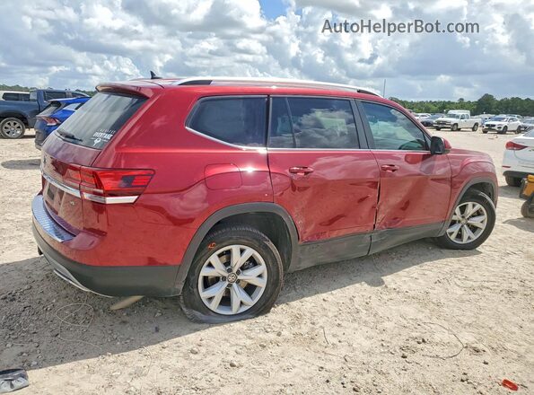 1V2DR2CA9KC606033 2019 VOLKSWAGEN ATLAS Red Задня права чверть