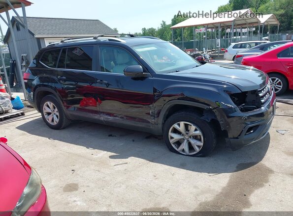 1V2DR2CAXKC566965 2019 VOLKSWAGEN ATLAS Black Front view