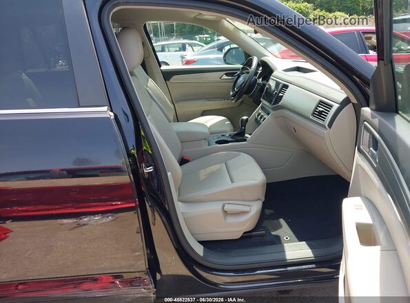 1V2DR2CAXKC566965 2019 VOLKSWAGEN ATLAS Black Front interior view
