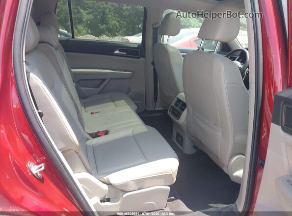 1V2ER2CA1JC547983 2018 VOLKSWAGEN ATLAS Красный Вид наклейки с VIN-кодом