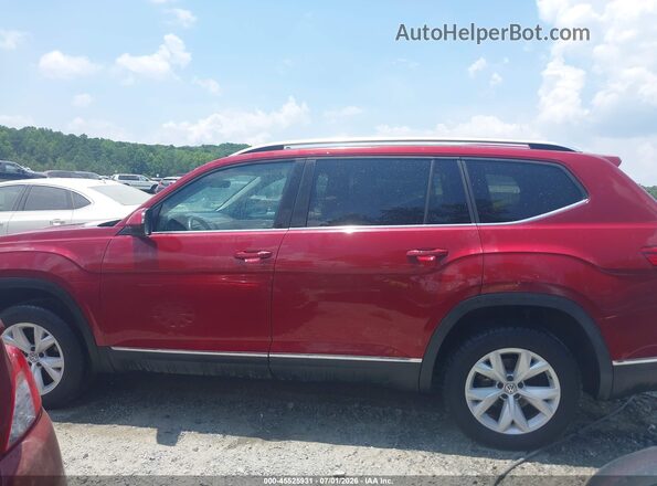 1V2ER2CA1JC547983 2018 VOLKSWAGEN ATLAS Красный Панорамный вид салона 360°