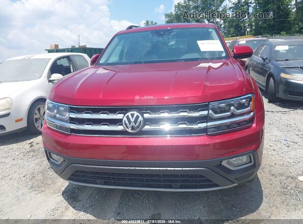 1V2ER2CA1JC547983 2018 VOLKSWAGEN ATLAS Красный Вид щитка приборов