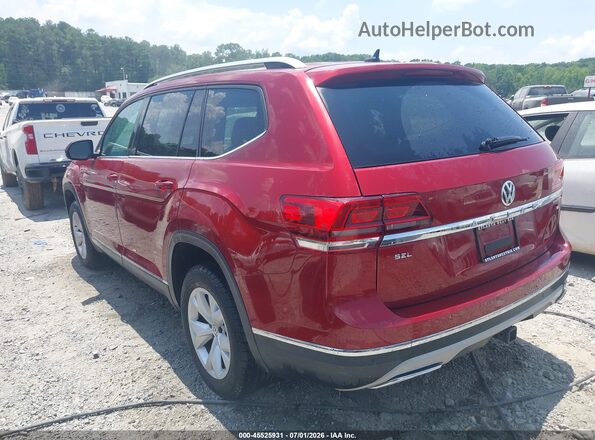 1V2ER2CA1JC547983 2018 VOLKSWAGEN ATLAS Красный Задняя левая четверть