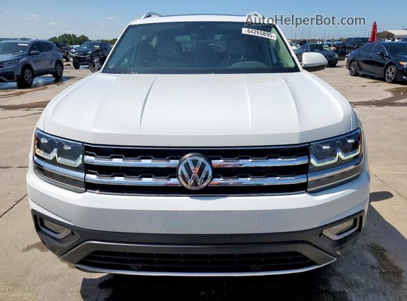 1V2ER2CA2KC576586 2019 VOLKSWAGEN ATLAS White Front view