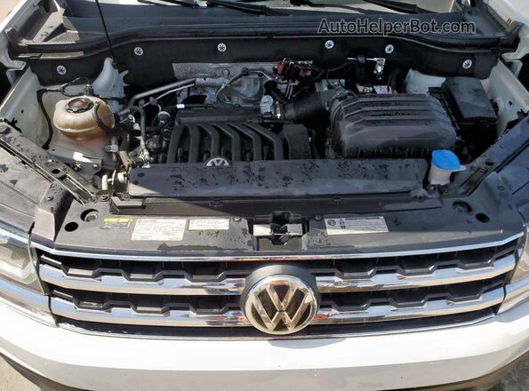 1V2ER2CA2KC576586 2019 VOLKSWAGEN ATLAS White Engine compartment view