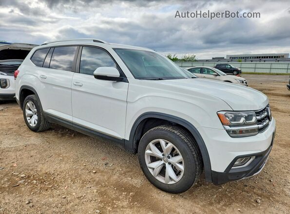 1V2ER2CA6JC552726 2018 VOLKSWAGEN ATLAS White Delantero derecho