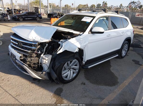 1V2ER2CA6MC581776 2021 VOLKSWAGEN ATLAS White Przód lewy