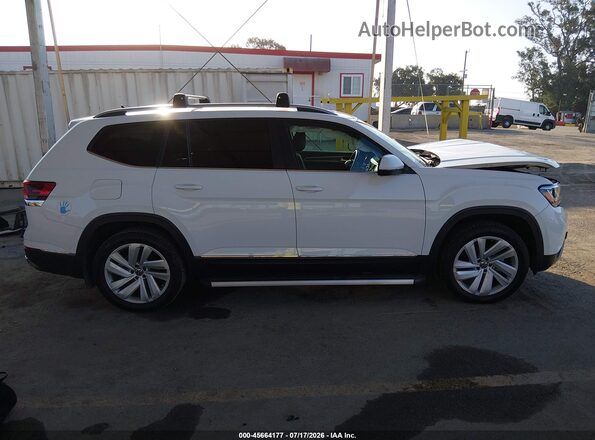1V2ER2CA6MC581776 2021 VOLKSWAGEN ATLAS White Widok wnętrza z tyłu