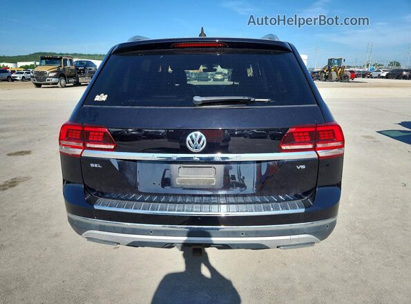 1V2ER2CA8KC554611 2019 VOLKSWAGEN ATLAS Black Вид ззаду