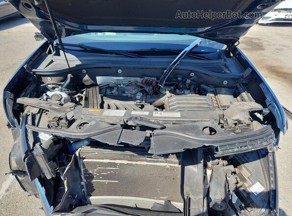 1V2ER2CA9MC516968 2021 VOLKSWAGEN ATLAS Blue Вид підкапотного простору