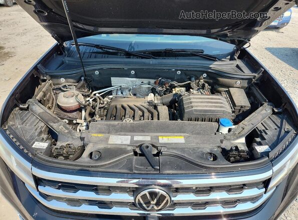 1V2FE2CA1PC205233 2023 VOLKSWAGEN ATLAS Black ძრავის განყოფილების ხედი