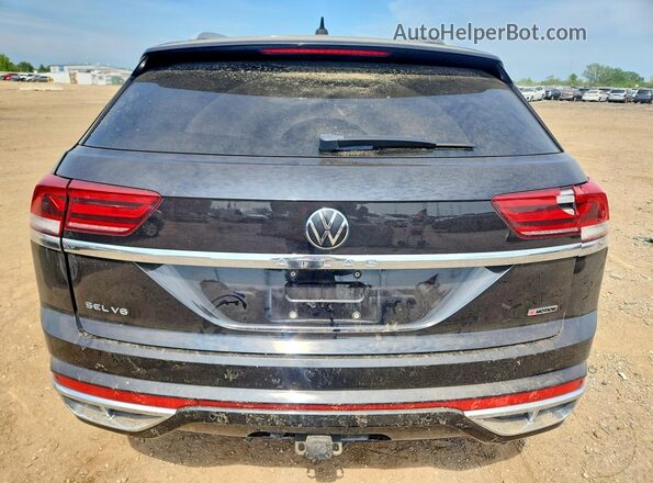 1V2FE2CA9NC204330 2022 VOLKSWAGEN ATLAS Black უკანა ხედი