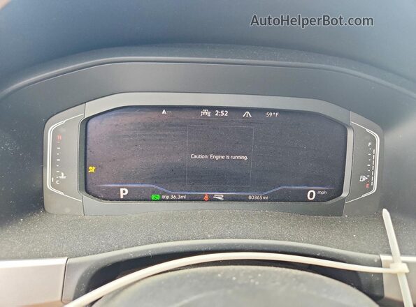 1V2FE2CA9NC204330 2022 VOLKSWAGEN ATLAS Black ხელსაწყოთა პანელის ხედი