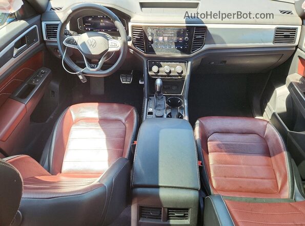 1V2FE2CAXNC207396 2022 VOLKSWAGEN ATLAS Gray Առջևի վահանակի տեսք
