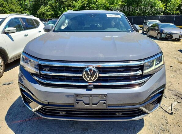 1V2FE2CAXNC207396 2022 VOLKSWAGEN ATLAS Gray Դիմացի տեսք