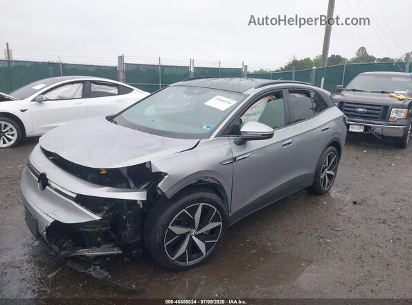 1V2FMPE81PC012350 2023 VOLKSWAGEN ID.4 Gray Առջևի ձախ երեք քառորդ տեսարան