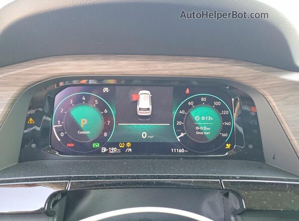 1V2FN2CA2TC500576 2026 VOLKSWAGEN ATLAS Green ხელსაწყოთა პანელის ხედი