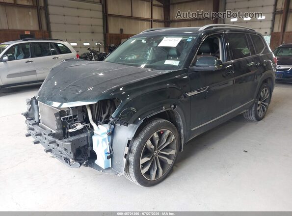 1V2FR2CA0MC535381 2021 VOLKSWAGEN ATLAS Зеленый Передняя левая четверть