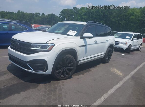 1V2FR2CA2MC558791 2021 VOLKSWAGEN ATLAS White Передня ліва чверть