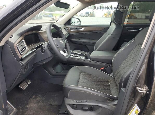 1V2FR2CA2RC522557 2024 VOLKSWAGEN ATLAS Black Front interior view