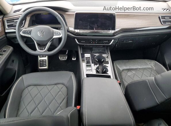 1V2FR2CA2RC522557 2024 VOLKSWAGEN ATLAS Black Dashboard view