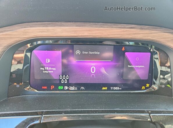 1V2FR2CA3SC506499 2025 VOLKSWAGEN ATLAS Black Вид щитка приладів