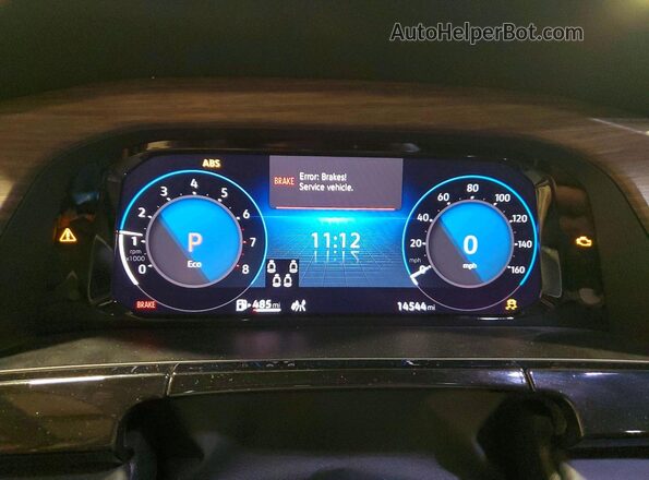 1V2FR2CA3SC538823 2025 VOLKSWAGEN ATLAS Black Вид щитка приладів