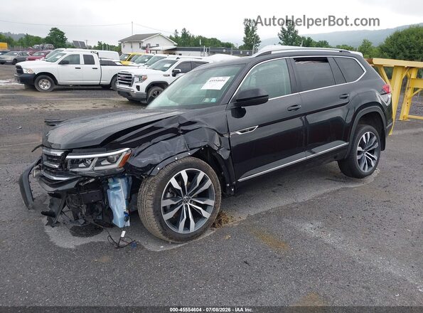 1V2FR2CA4MC504246 2021 VOLKSWAGEN ATLAS Black Vista tres cuartos delantera izquierda