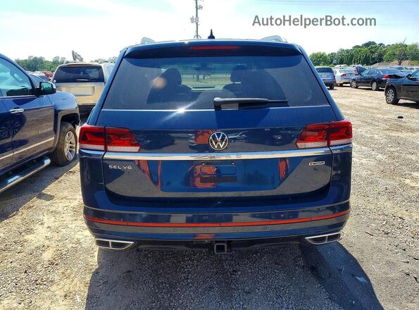 1V2FR2CA4MC544181 2021 VOLKSWAGEN ATLAS Blue Widok z tyłu