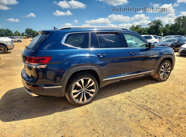 1V2FR2CA4MC544181 2021 VOLKSWAGEN ATLAS Blue Tył prawy