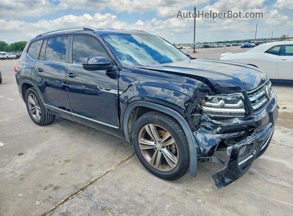 1V2FR2CA5JC581719 2018 VOLKSWAGEN ATLAS Black Przód prawy