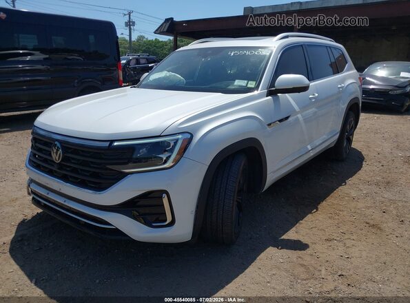 1V2FR2CA5RC545587 2024 VOLKSWAGEN ATLAS White Առջևի ձախ երեք քառորդ տեսարան