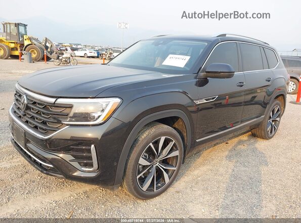 1V2FR2CA5SC508982 2025 VOLKSWAGEN ATLAS Black წინა მარცხენა ხედი სამი მეოთხედიდან