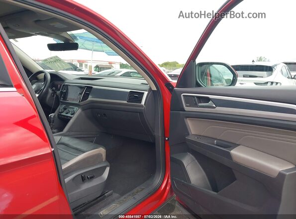1V2FR2CA6NC506100 2022 VOLKSWAGEN ATLAS Red Front interior view