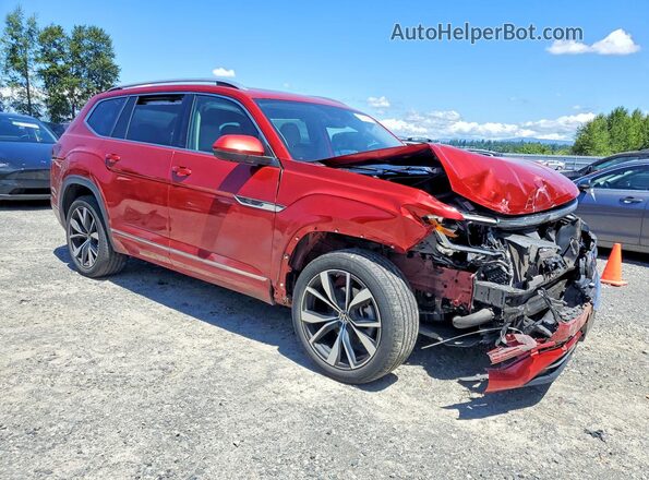 1V2FR2CA6RC534405 2024 VOLKSWAGEN ATLAS Red Przód prawy