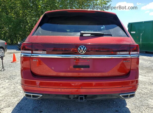 1V2FR2CA6RC534405 2024 VOLKSWAGEN ATLAS Red Widok z tyłu