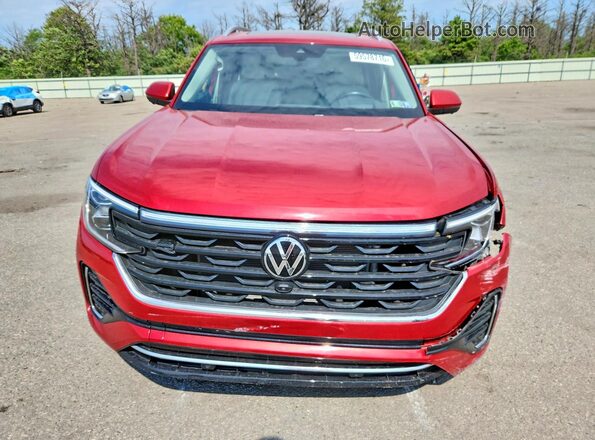 1V2FR2CA7RC535918 2024 VOLKSWAGEN ATLAS Red Widok z przodu
