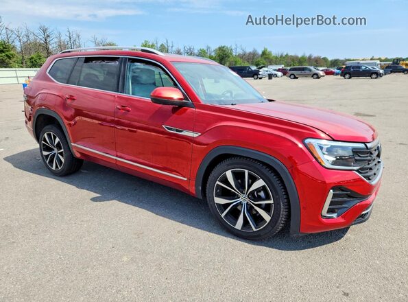 1V2FR2CA7RC535918 2024 VOLKSWAGEN ATLAS Red Przód prawy