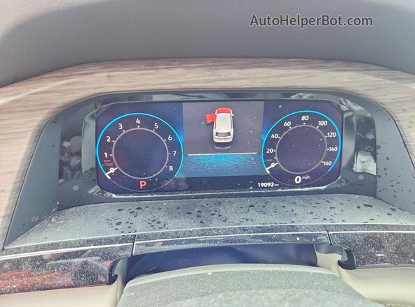 1V2FR2CA7RC535918 2024 VOLKSWAGEN ATLAS Red Widok zestawu wskaźników