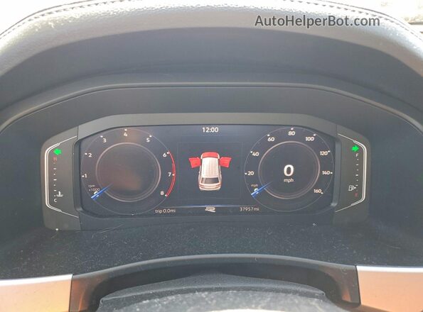 1V2FR2CA9PC545556 2023 VOLKSWAGEN ATLAS Белый Вид щитка приборов