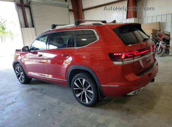 1V2FR2CAXRC602818 2024 VOLKSWAGEN ATLAS Red Задня ліва чверть