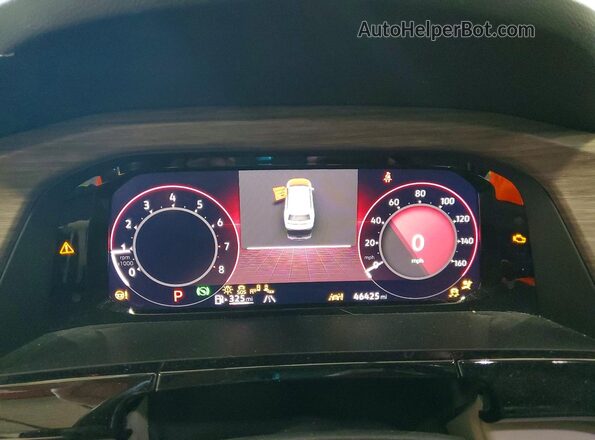 1V2FR2CAXRC602818 2024 VOLKSWAGEN ATLAS Red Вид щитка приладів