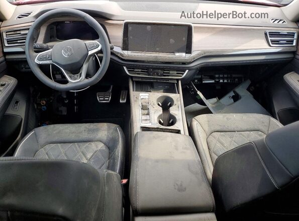 1V2FR2CAXSC505883 2025 VOLKSWAGEN ATLAS Orange Widok deski rozdzielczej