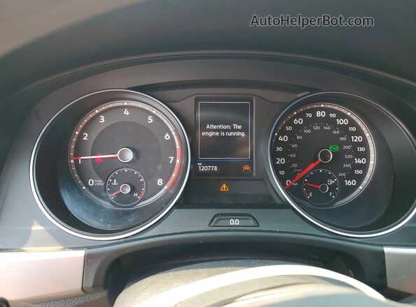 1V2GC2CA0LC202277 2020 VOLKSWAGEN ATLAS Black Вид щитка приладів