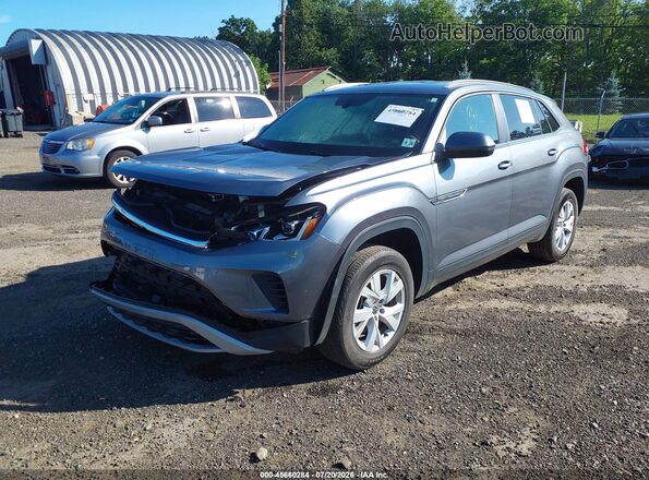 1V2GC2CA6MC229551 2021 VOLKSWAGEN ATLAS Gray Передня ліва чверть
