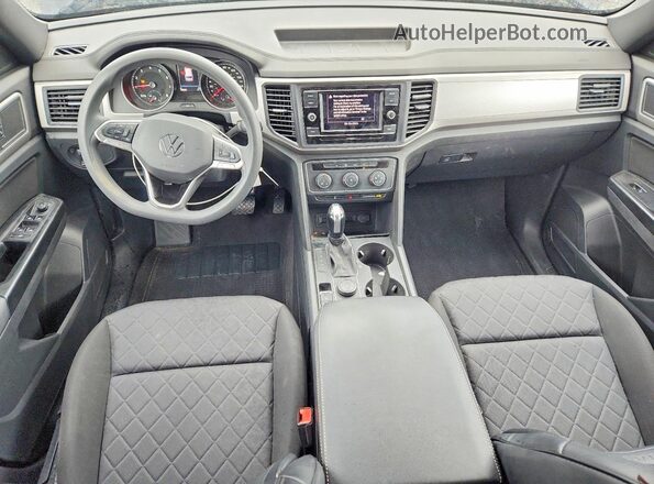 1V2GC2CA7LC202857 2020 VOLKSWAGEN ATLAS Black Dashboard view