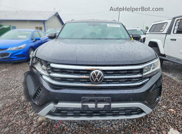 1V2GC2CA7LC202857 2020 VOLKSWAGEN ATLAS Black Front view