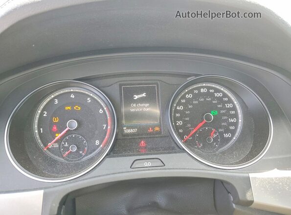 1V2GC2CAXLC203016 2020 VOLKSWAGEN ATLAS White Widok zestawu wskaźników